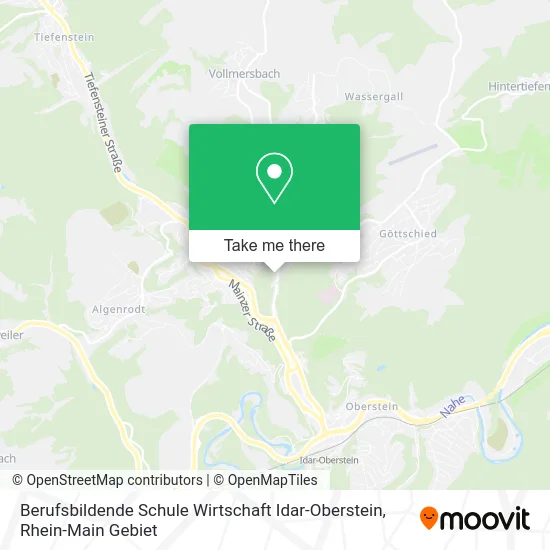 Карта Berufsbildende Schule Wirtschaft Idar-Oberstein