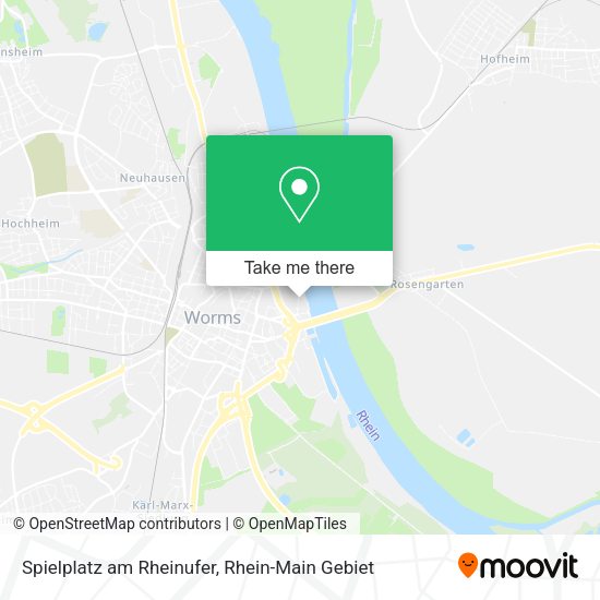 Карта Spielplatz am Rheinufer