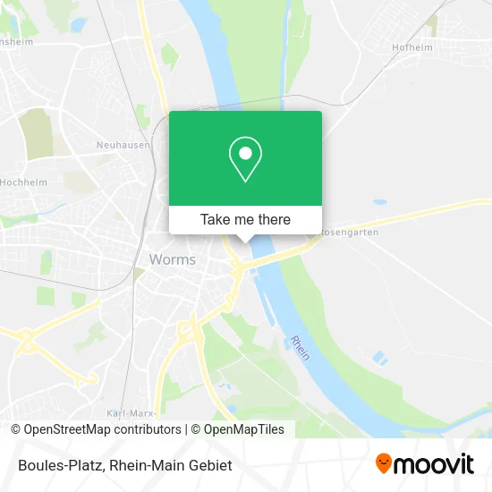 Карта Boules-Platz