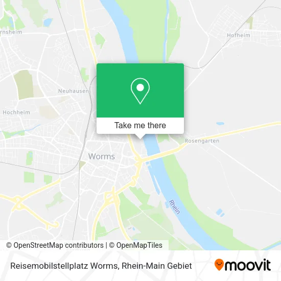 Карта Reisemobilstellplatz Worms