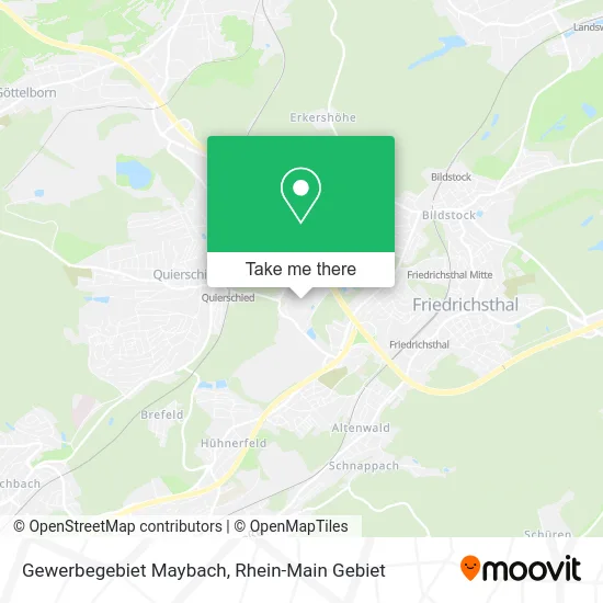 Карта Gewerbegebiet Maybach