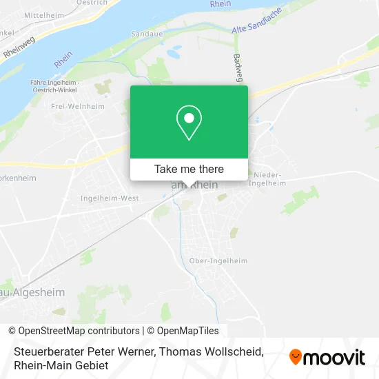 Карта Steuerberater Peter Werner, Thomas Wollscheid