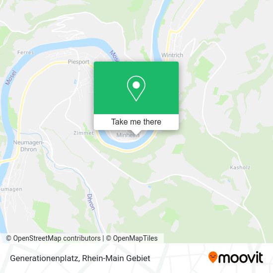 Карта Generationenplatz