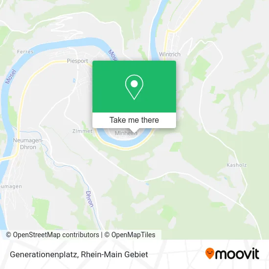 Карта Generationenplatz