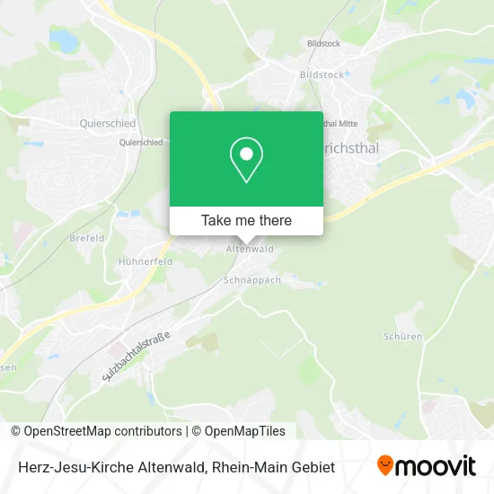 Карта Herz-Jesu-Kirche Altenwald