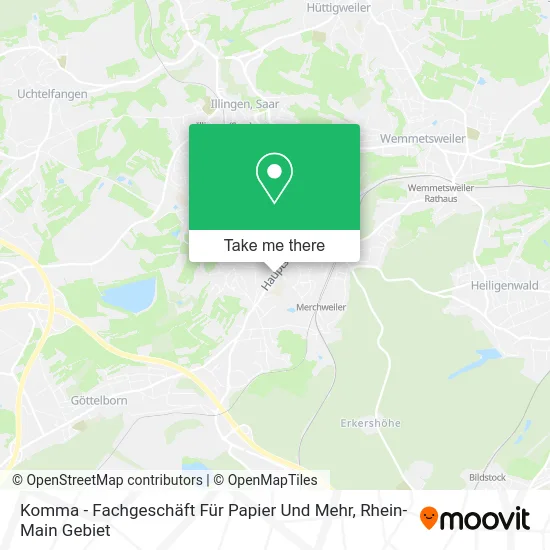 Карта Komma - Fachgeschäft Für Papier Und Mehr