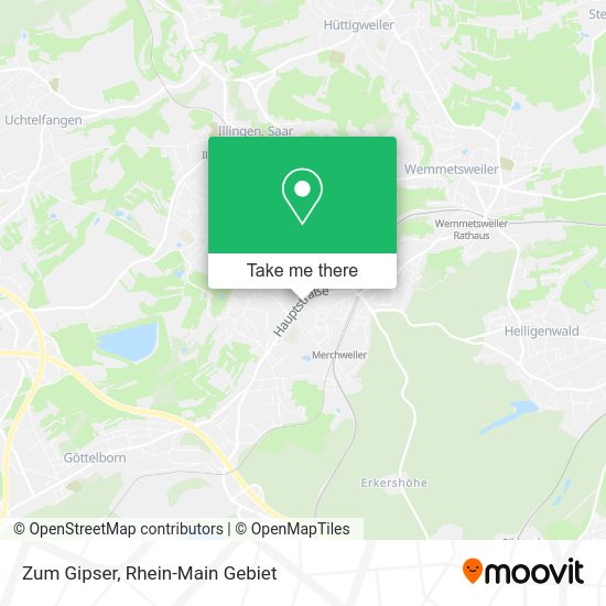 Карта Zum Gipser