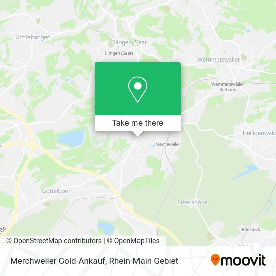 Карта Merchweiler Gold-Ankauf