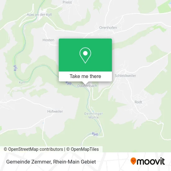 Карта Gemeinde Zemmer