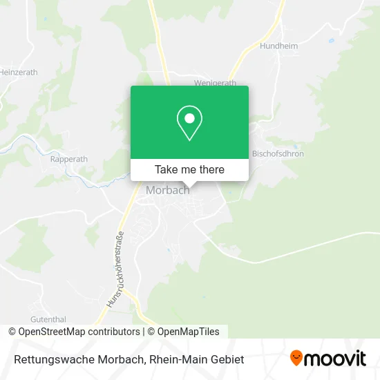 Карта Rettungswache Morbach