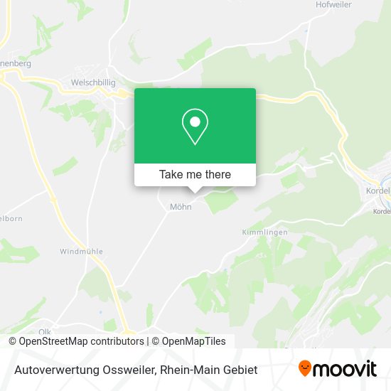 Карта Autoverwertung Ossweiler