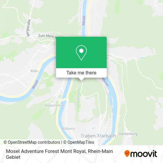 Карта Mosel Adventure Forest Mont Royal