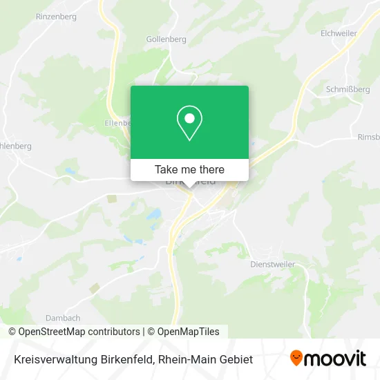 Карта Kreisverwaltung Birkenfeld