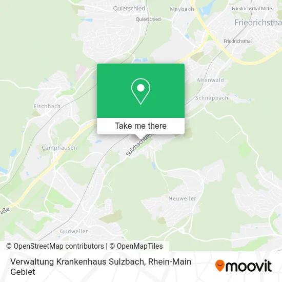 Карта Verwaltung Krankenhaus Sulzbach