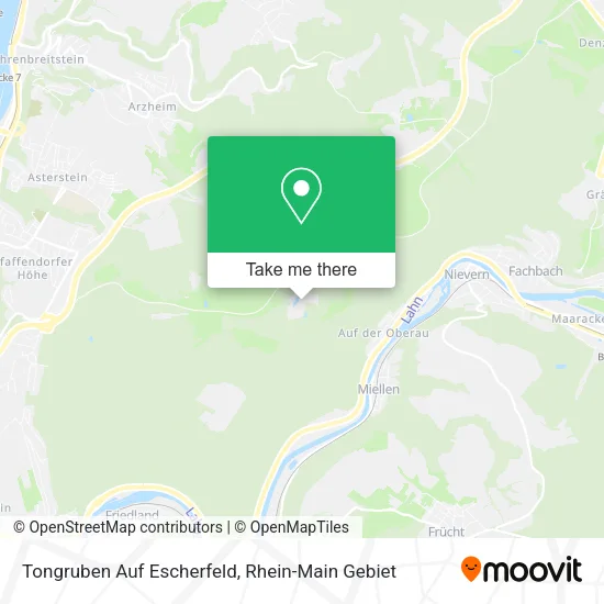 Карта Tongruben Auf Escherfeld