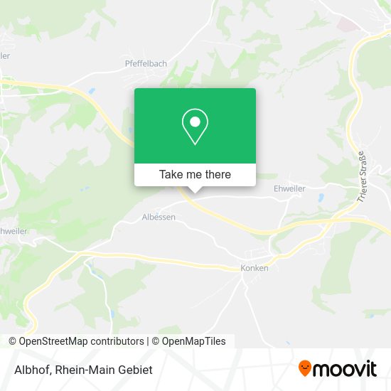 Карта Albhof