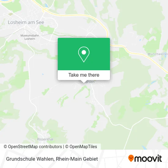 Карта Grundschule Wahlen