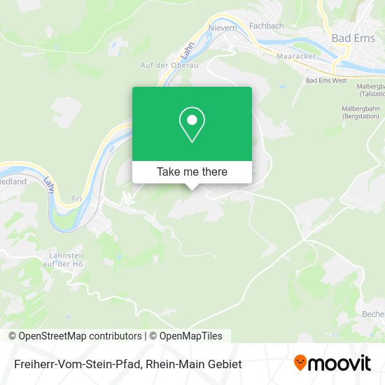 Карта Freiherr-Vom-Stein-Pfad