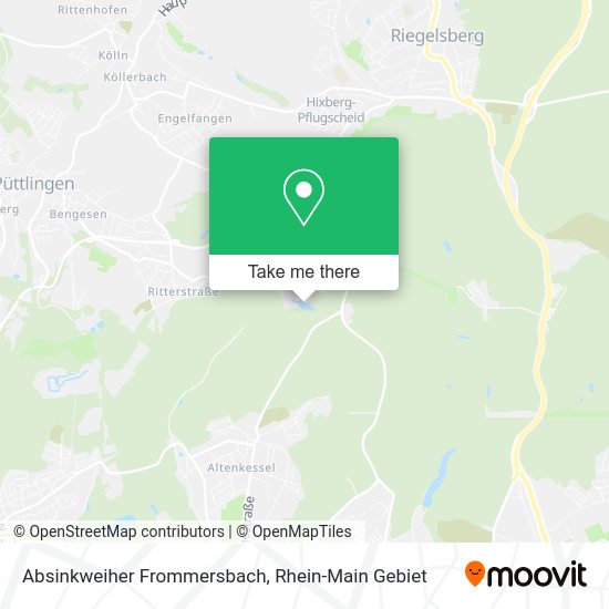 Карта Absinkweiher Frommersbach