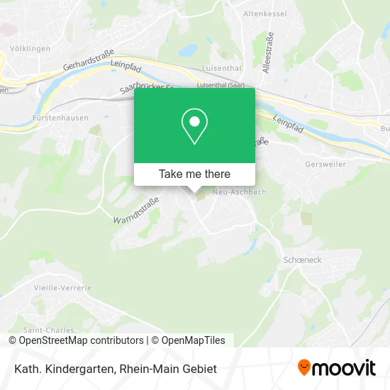 Kath. Kindergarten map