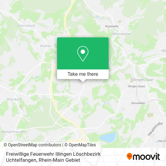 Карта Freiwillige Feuerwehr Illingen Löschbezirk Uchtelfangen