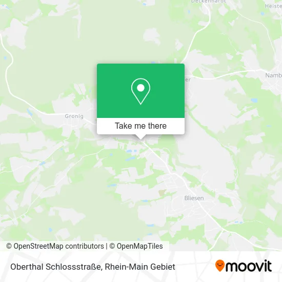Карта Oberthal Schlossstraße