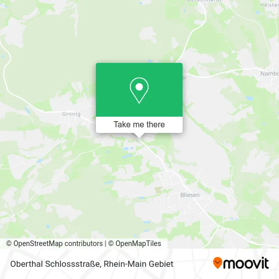 Карта Oberthal Schlossstraße