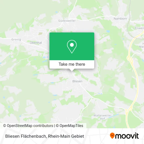 Карта Bliesen Flächenbach