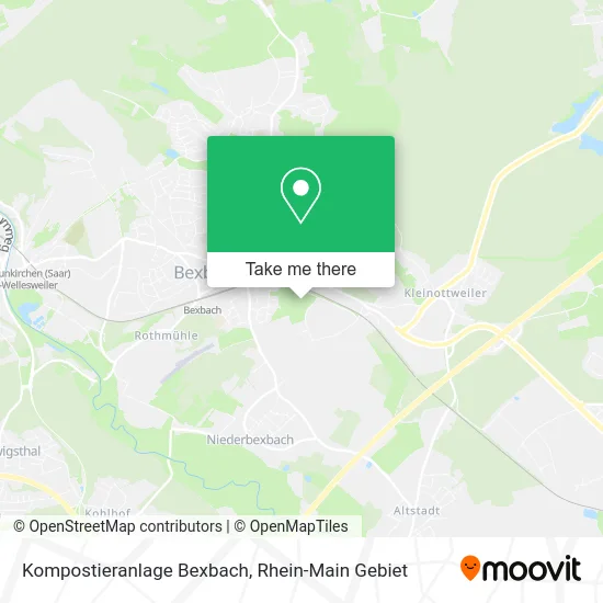 Карта Kompostieranlage Bexbach