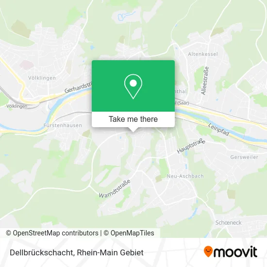 Карта Dellbrückschacht