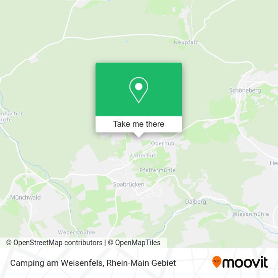 Карта Camping am Weisenfels