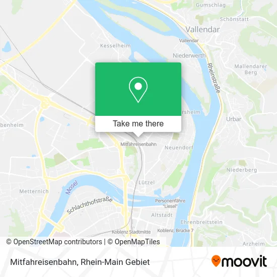Карта Mitfahreisenbahn