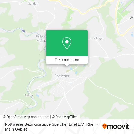Карта Rottweiler Bezirksgruppe Speicher Eifel E.V.