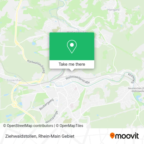 Карта Ziehwaldstollen