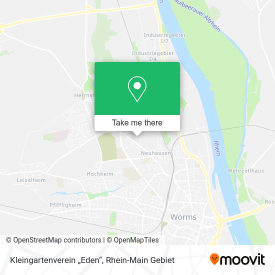 Карта Kleingartenverein „Eden“