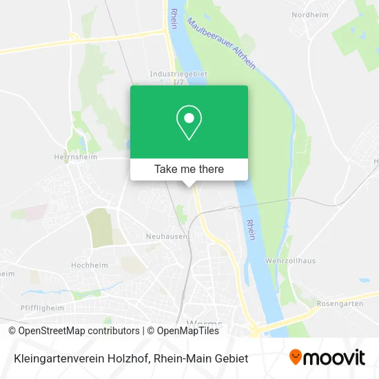 Карта Kleingartenverein Holzhof