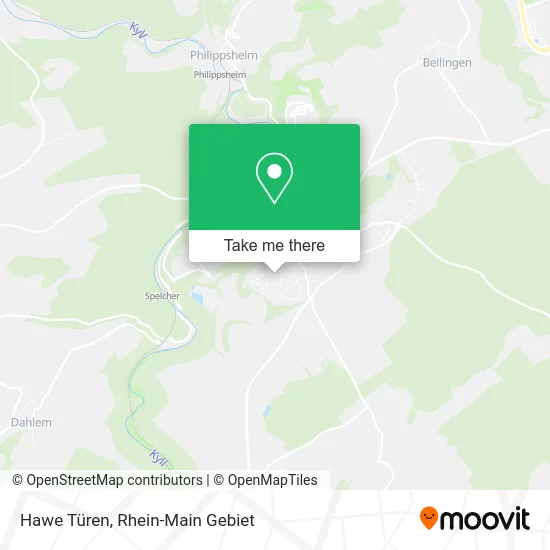 Карта Hawe Türen