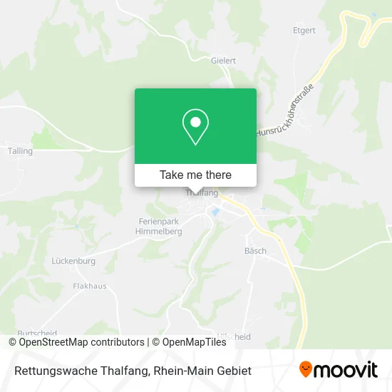 Карта Rettungswache Thalfang