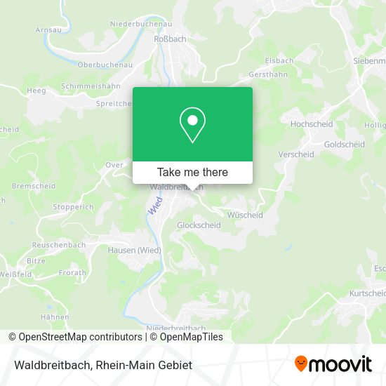 Карта Waldbreitbach