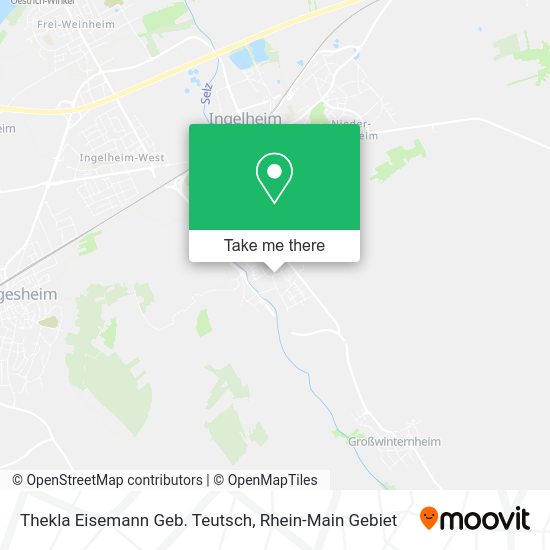 Карта Thekla Eisemann Geb. Teutsch