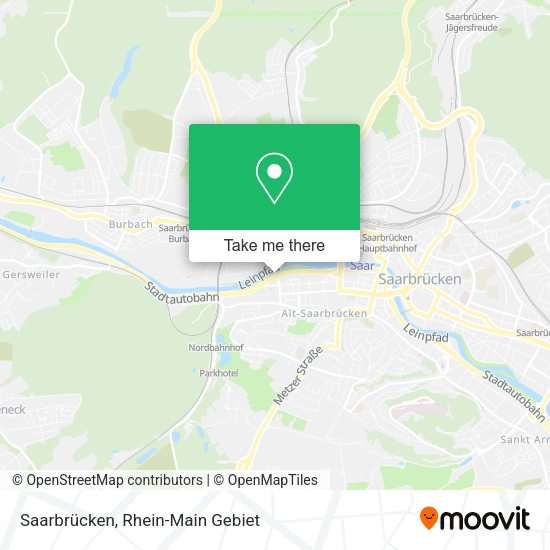 Карта Saarbrücken