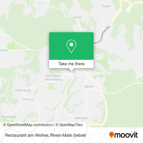Карта Restaurant am Weiher