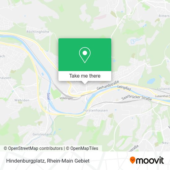Карта Hindenburgplatz