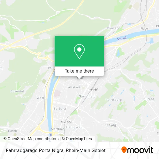 Карта Fahrradgarage Porta Nigra