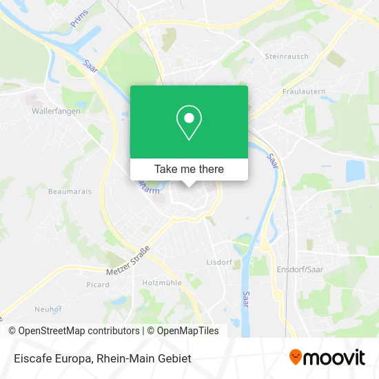 Карта Eiscafe Europa