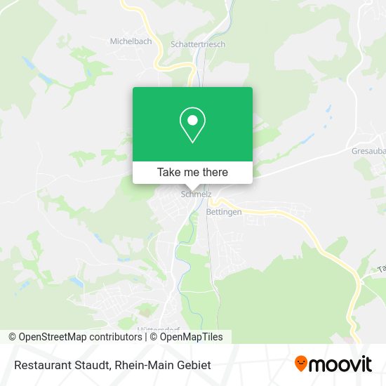 Карта Restaurant Staudt