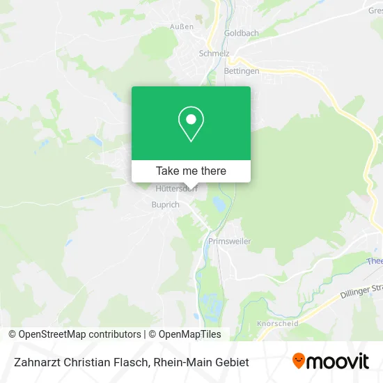 Карта Zahnarzt Christian Flasch