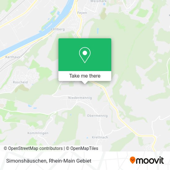 Карта Simonshäuschen