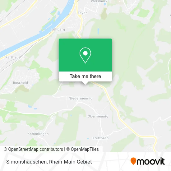Карта Simonshäuschen