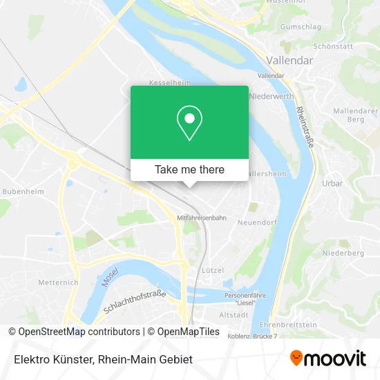 Карта Elektro Künster